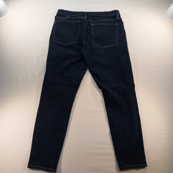 J.Crew Mercantile dark blue stretch jeans W30 L28 slim straight denim - Picture 6 of 6